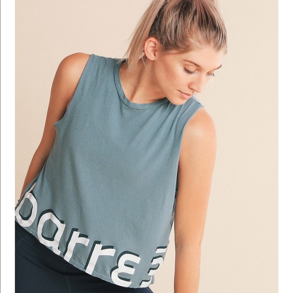 NWT Barre3 LIGHT BLUE SIGNATURE MIDI TANK